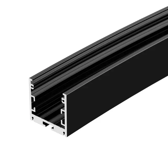 Профиль SL-ARC-3535-D3000-A45 BLACK (1180мм, дуга 1 из 8), ракурс 2