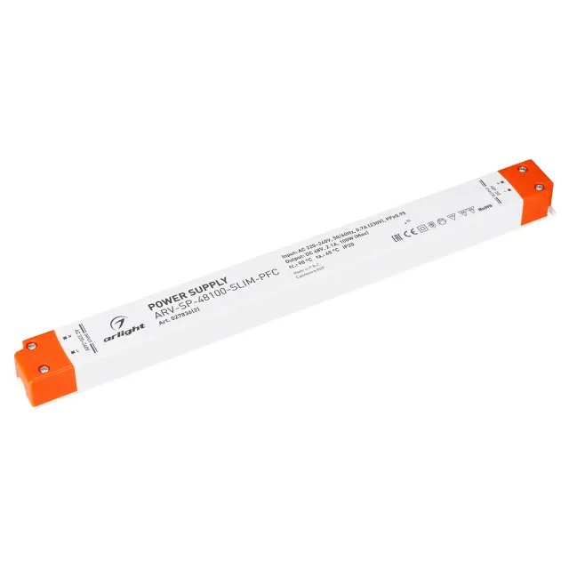 Блок питания ARV-SP-48100-SLIM-PFC (48V, 2.1A, 100W)