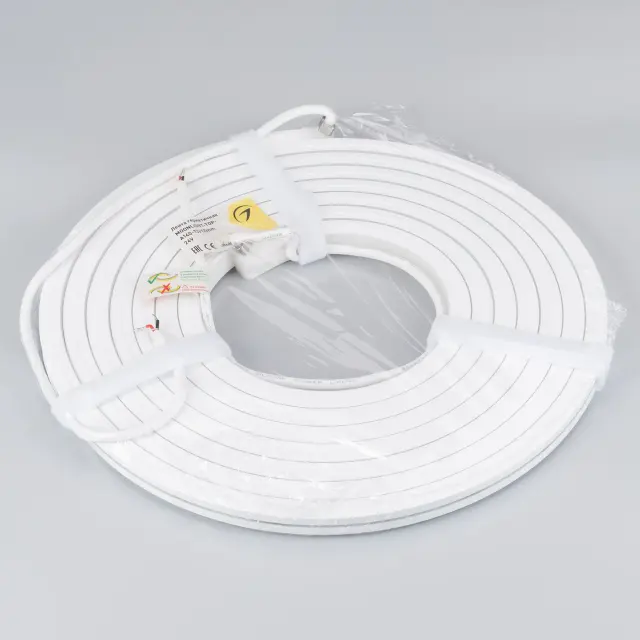 Гибкий неон MOONLIGHT-TOP-A140-13x12mm 24V Warm3000 (9.6 W/m, IP67, 2835, 5m), ракурс 3