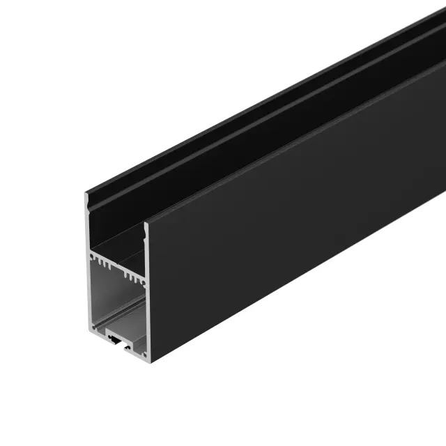 Профиль с экраном SL-LINE-3667-2500 BLACK+OPAL, ракурс 5