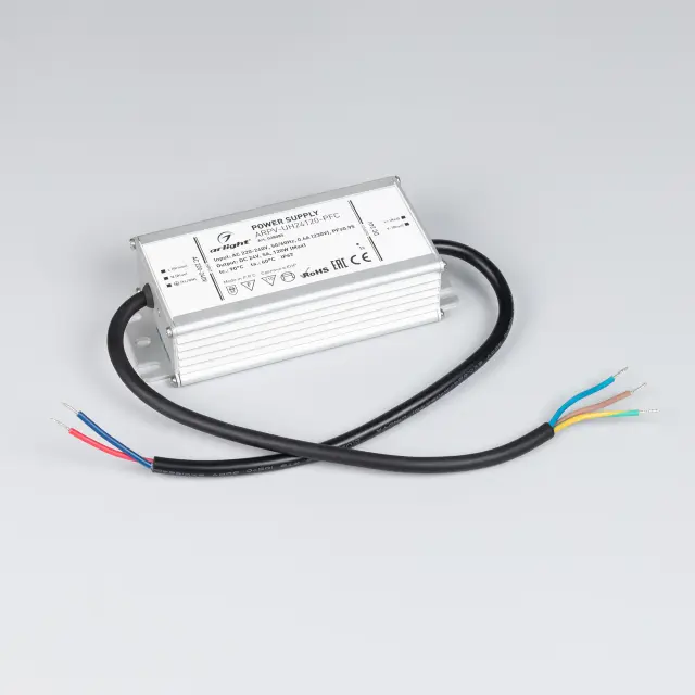 Блок питания ARPV-UH24120-PFC (24V, 5.0A, 120W), ракурс 2
