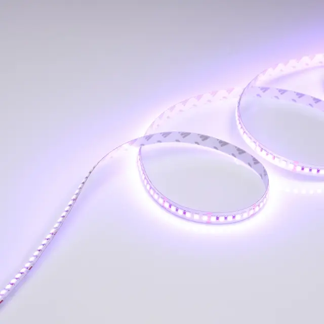 Светодиодная лента RT-G168-10mm 24V RGB (17.3 W/m, IP20, 3838, 5m), ракурс 2