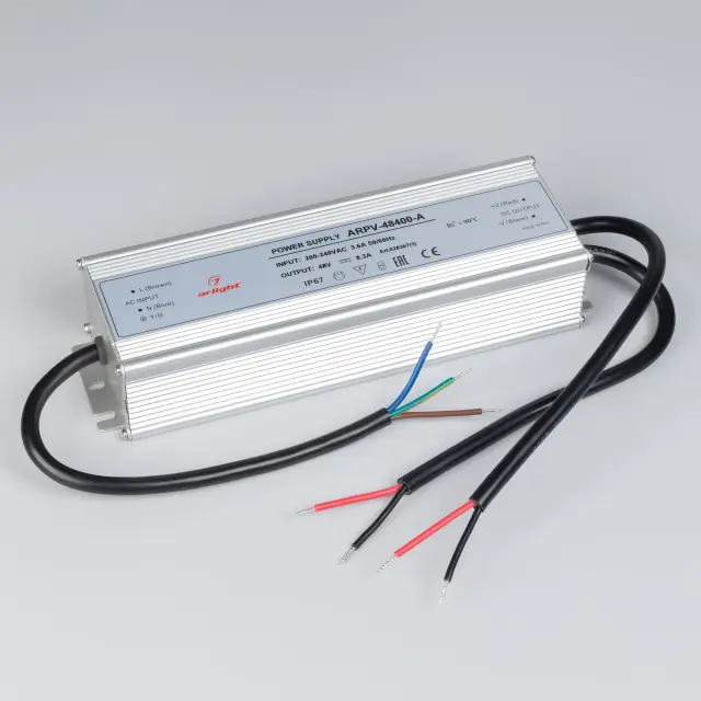 Блок питания ARPV-48400-A (48V, 8.3A, 400W), ракурс 2