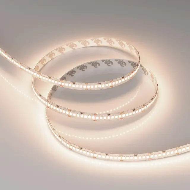 Светодиодная лента RT-A252-10mm 24V Warm3500 (11 W/m, IP20, 2835, 5m), ракурс 4