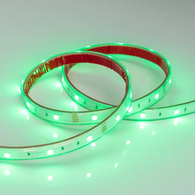 Светодиодная лента герметичная RTW-PS-B30-13mm 12V RGB (7.2 W/m, IP67, 5060, 5m), ракурс 2