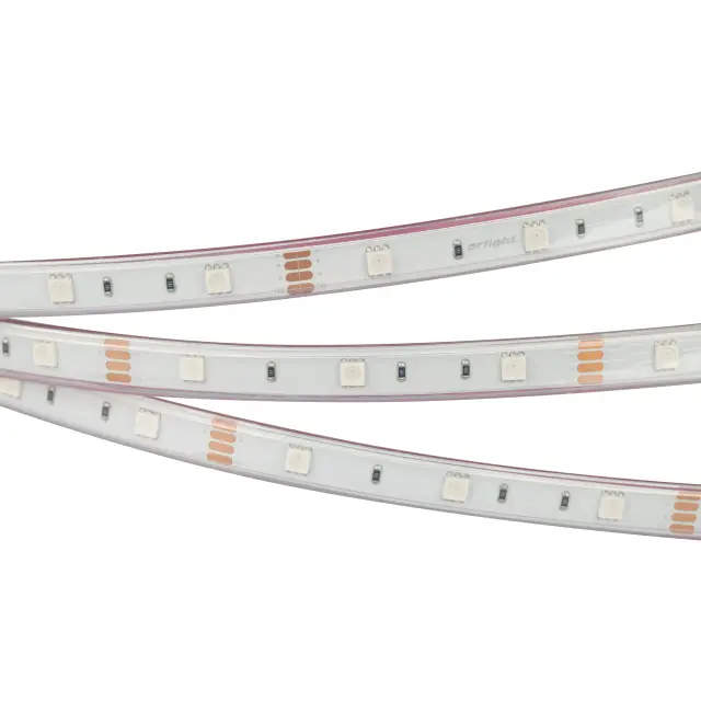 Светодиодная лента герметичная RTW-PS-B30-13mm 12V RGB (7.2 W/m, IP67, 5060, 5m), ракурс 4