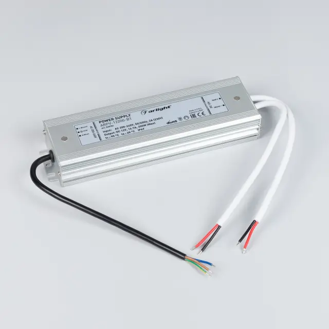 Блок питания ARPV-12200-B1 (12V, 16,7A, 200W), ракурс 2
