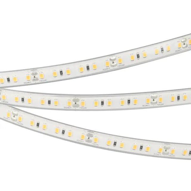 Светодиодная лента герметичная RTW-PU-A120-10.5mm 24V White6000 (16.8 W/m, IP68, Wire 2m, 5m), ракурс 3