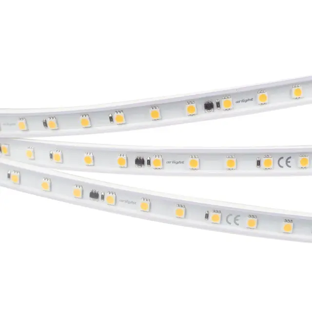 Светодиодная лента герметичная ARL-PV-B54-15.5mm 230V Warm3000 (8 W/m, IP65, 5060, 10m), ракурс 3