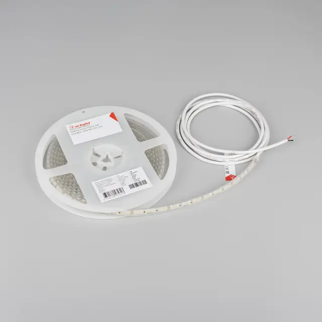 Светодиодная лента герметичная RTW-PU-A120-10.5mm 24V Day4500 (16.8 W/m, IP68, Wire 2m, 5m), ракурс 2