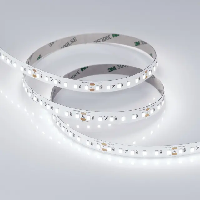 Светодиодная лента TWIST-A120-10mm 24V White6000 (10 W/m, IP20, 2835, 5m), ракурс 3