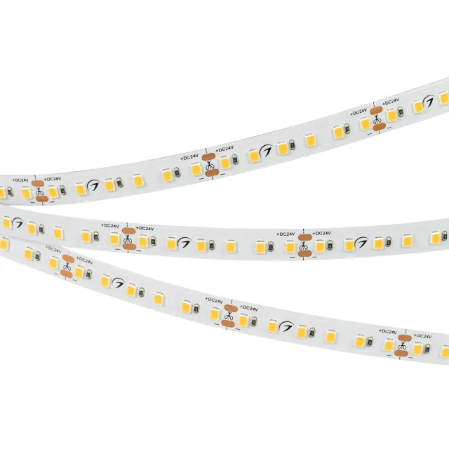 Светодиодная лента TWIST-A120-10mm 24V Warm3000 (10 W/m, IP20, 2835, 5m), ракурс 2