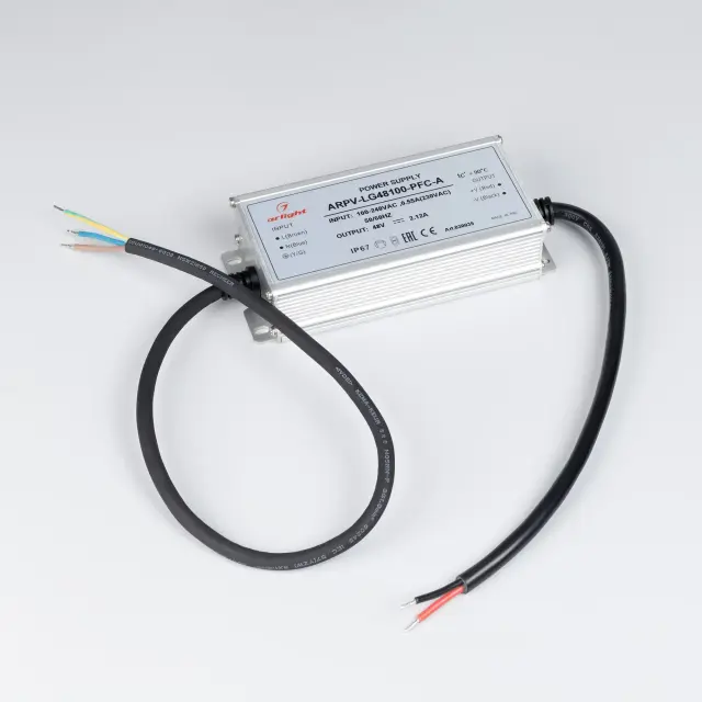 Блок питания ARPV-LG48100-PFC-A (48V, 2.12A, 100W), ракурс 2