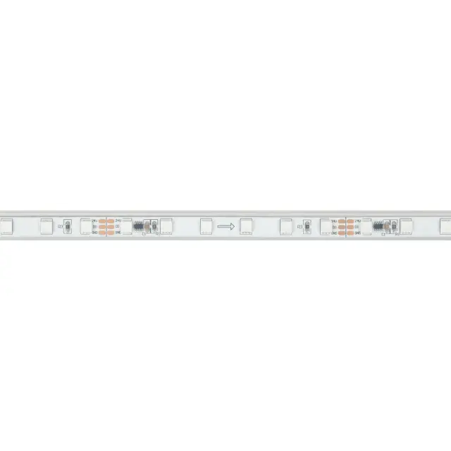 Светодиодная лента герметичная SPI-P-F72-11mm 24V RGB-PX6 (14.4 W/m, IP66, 3535, 5m), ракурс 3
