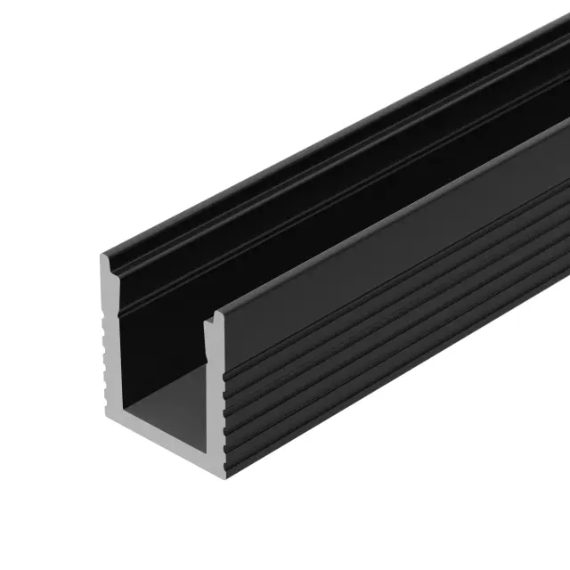 Профиль SL-MINI-8-2000 ANOD BLACK, ракурс 3