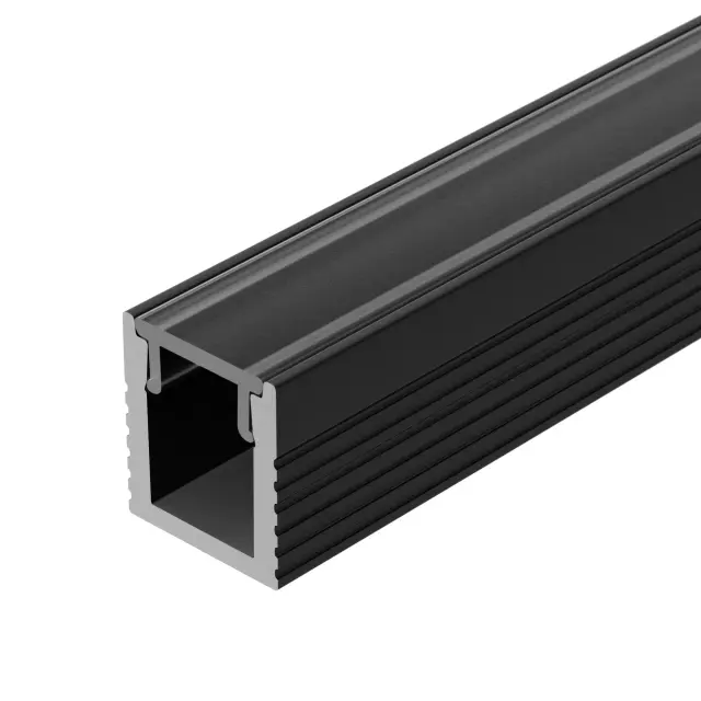 Профиль SL-MINI-8-2000 ANOD BLACK, ракурс 4