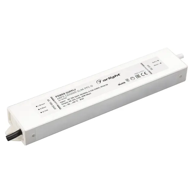 Блок питания ARPV-LG24060-SLIM-PFC-D (24V, 2.5A, 60W)