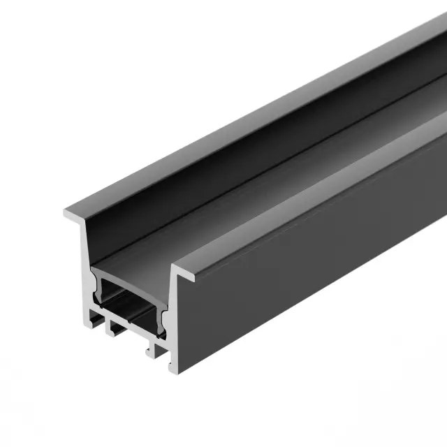 Профиль SL-COMFORT-2316-F-2000 ANOD BLACK, ракурс 3