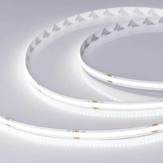 Светодиодная лента COB-X378-8mm 24V White6000 (11 W/m, IP20, 5m)