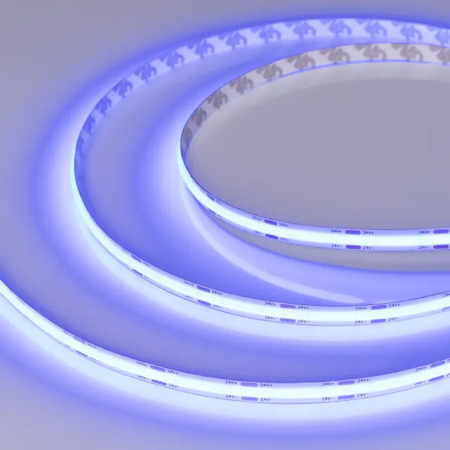 Светодиодная лента COB-X544-8mm 24V Blue (11.5 W/m, IP20, CSP, 5m)