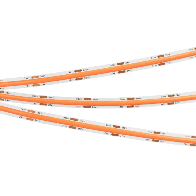 Светодиодная лента COB-X544-8mm 24V Red (11.5 W/m, IP20, CSP, 5m), ракурс 2