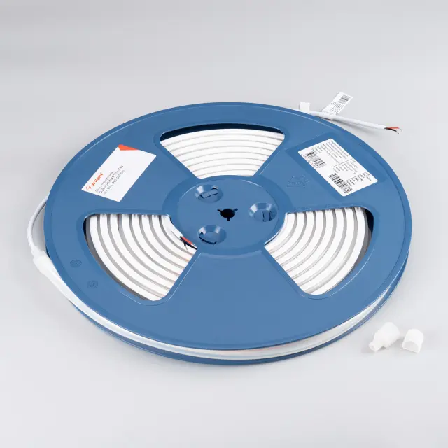 Светодиодная лента герметичная COB-PL90-X544-12mm 24V Day5000 (11.5 W/m, IP65, CSP, 5m), ракурс 3