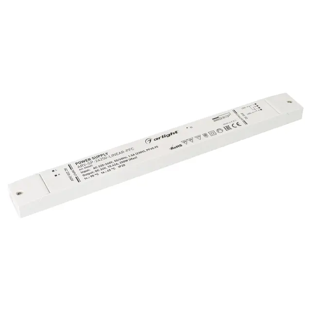 Блок питания ARV-SP-24250-LINEAR-PFC (24V, 10.42A, 250W)