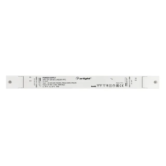 Блок питания ARV-SP-48150-LINEAR-PFC (48V, 3.125A, 150W), ракурс 2
