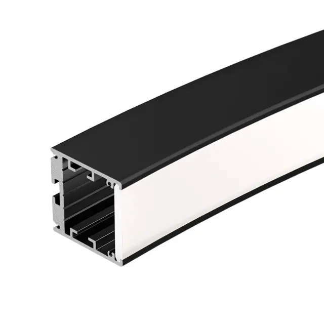 Профиль SL-ARC-3535-D320-N90 BLACK (260мм, дуга 1 из 4)