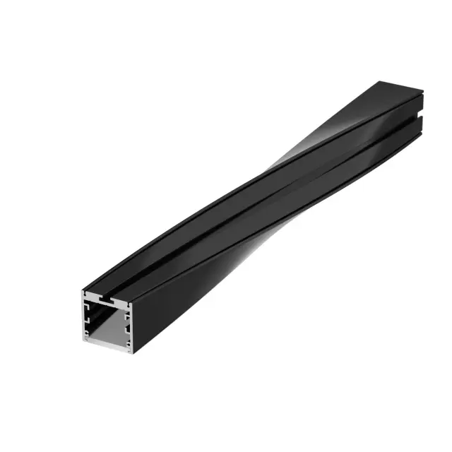 Профиль SL-ARC-3535-TWIST90R-400 BLACK, ракурс 2