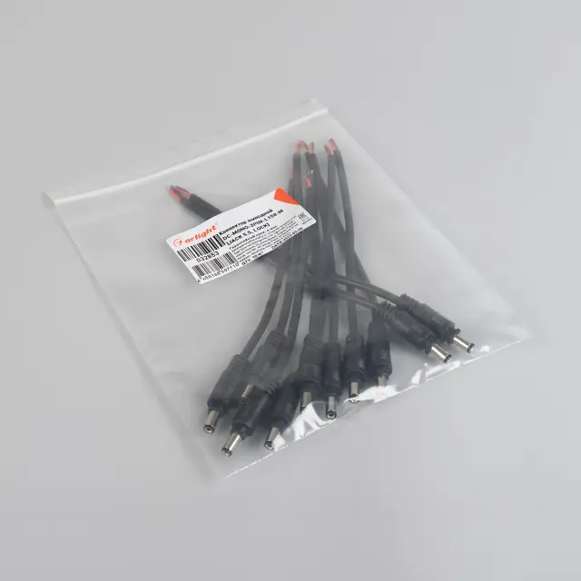 Коннектор выводной DC-MONO-2PIN-L150-M (JACK 5.5, LOCK), ракурс 2