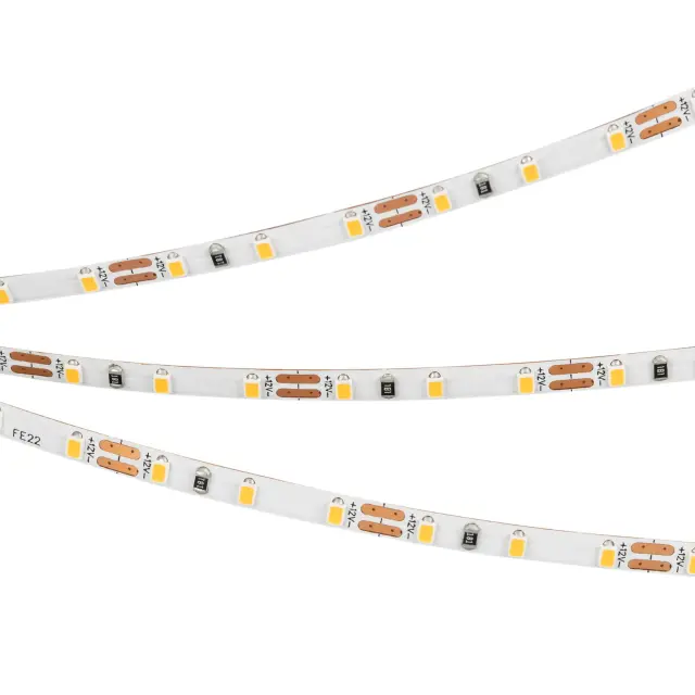 Светодиодная лента MICROLED-M120-3.5mm 12V Warm3000 (8.3 W/m, IP20, 2216, 3m), ракурс 3
