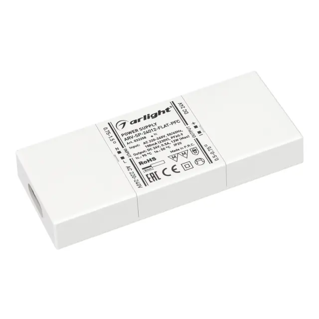 Блок питания ARV-SP-24012-FLAT-PFC (24V, 0.5A, 12W)