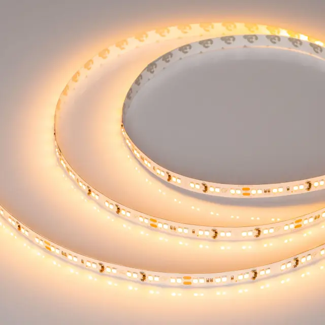 Светодиодная лента RT-A168-10mm 24V Dim-To-Warm (14.4 W/m, IP20, 2835, 5m)