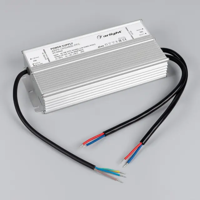 Блок питания ARPV-UH24800-PFC (24V, 33.3A, 800W), ракурс 2