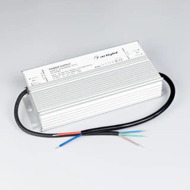 Блок питания ARPV-UH48800-PFC (48V, 16.6A, 800W), ракурс 2