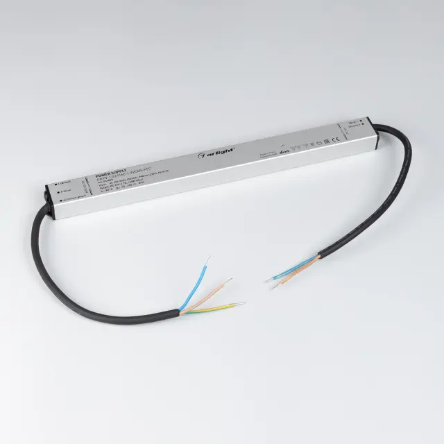 Блок питания ARPV-LG24160-LINEAR-PFC (24V, 6.7A, 160W), ракурс 2