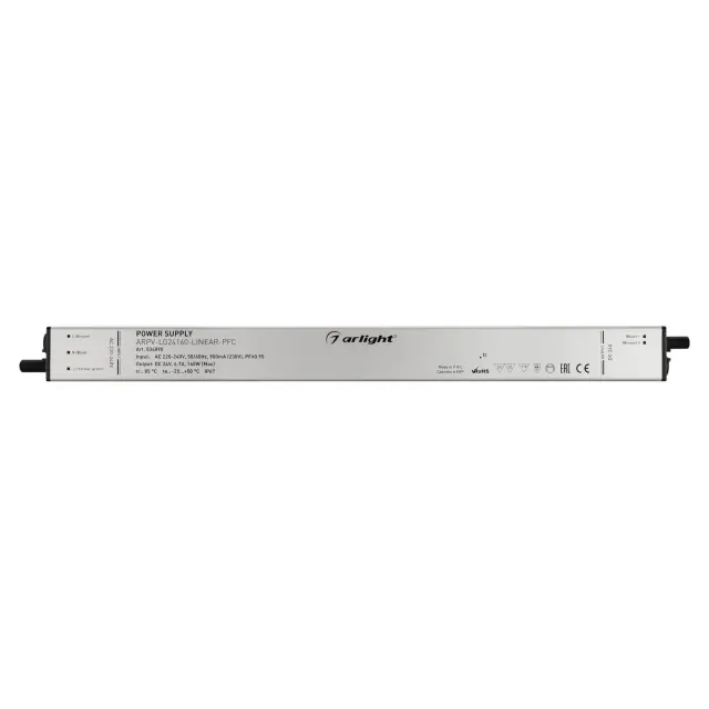 Блок питания ARPV-LG24160-LINEAR-PFC (24V, 6.7A, 160W), ракурс 3
