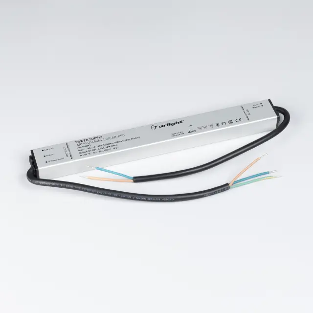 Блок питания ARPV-LG48060-LINEAR-PFC (48V, 1.25A, 60W), ракурс 3
