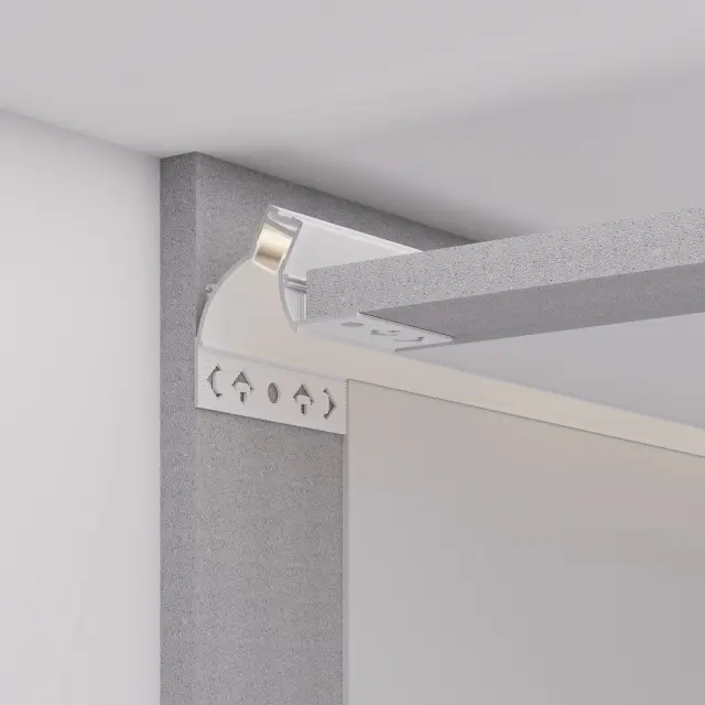 Профиль ARH-CEIL-BEVEL-EDGE-2000 WHITE, ракурс 4