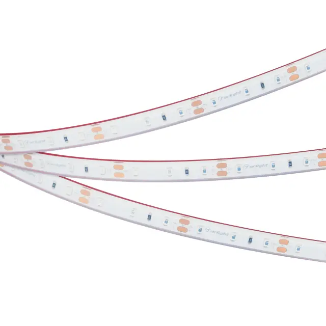 Светодиодная лента герметичная RTW-PFS-A60-11mm 12V Red (4.8 W/m, IP68, 2835, 5m), ракурс 2