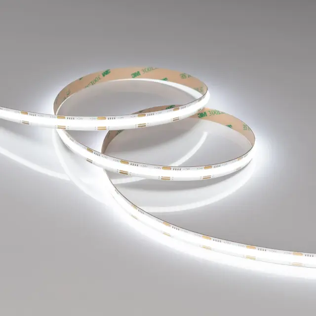 Светодиодная лента COB-X576-10mm 24V White-MIX (16.5 W/m, IP20, CSP, 5m), ракурс 5