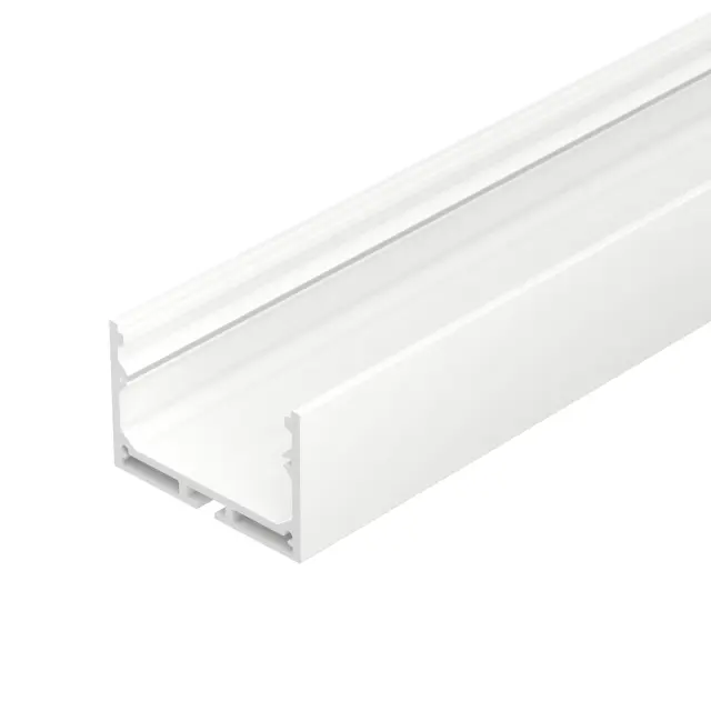 Профиль с экраном SL-LINE-4932-2500 WHITE+OPAL, ракурс 2