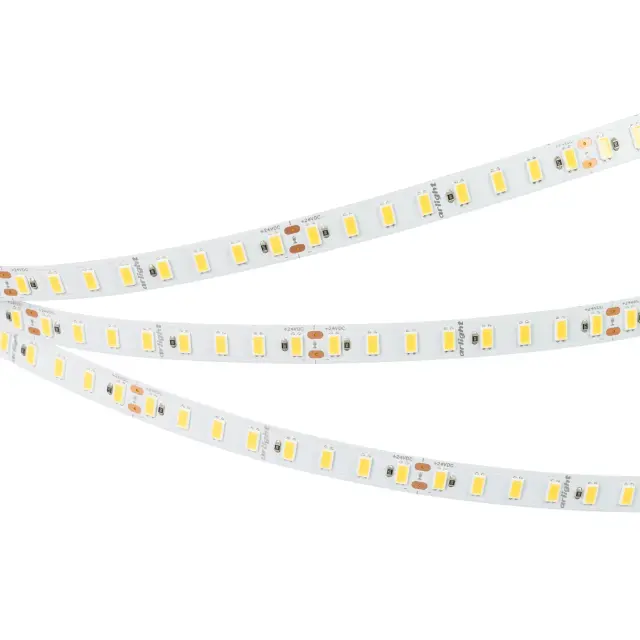 Светодиодная лента ULTRA-C112-10mm 24V Day4000 (19.2 W/m, IP20, 5630, 5m), ракурс 2