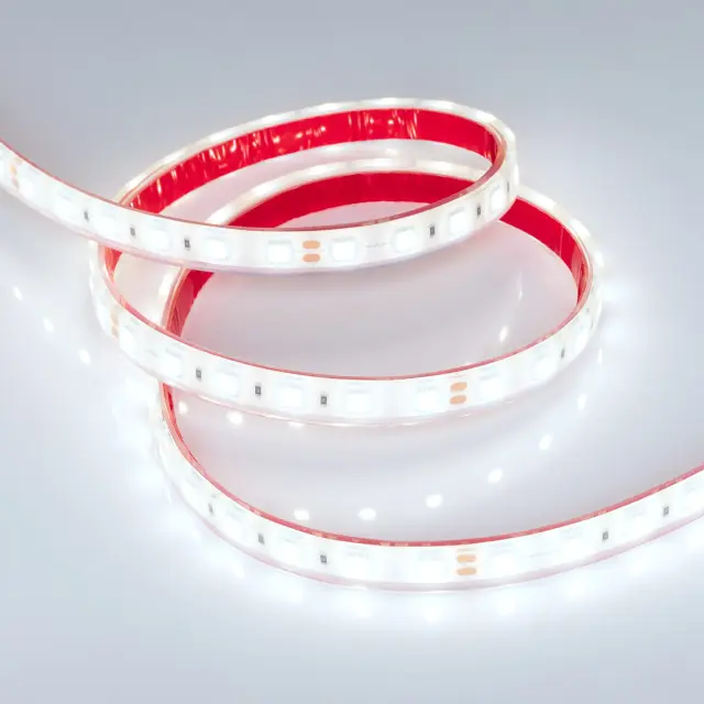 Светодиодная лента герметичная RTW-PFS-B60-13mm 24V Cool 10K (14.4 W/m, IP68, 5060, 5m), ракурс 2