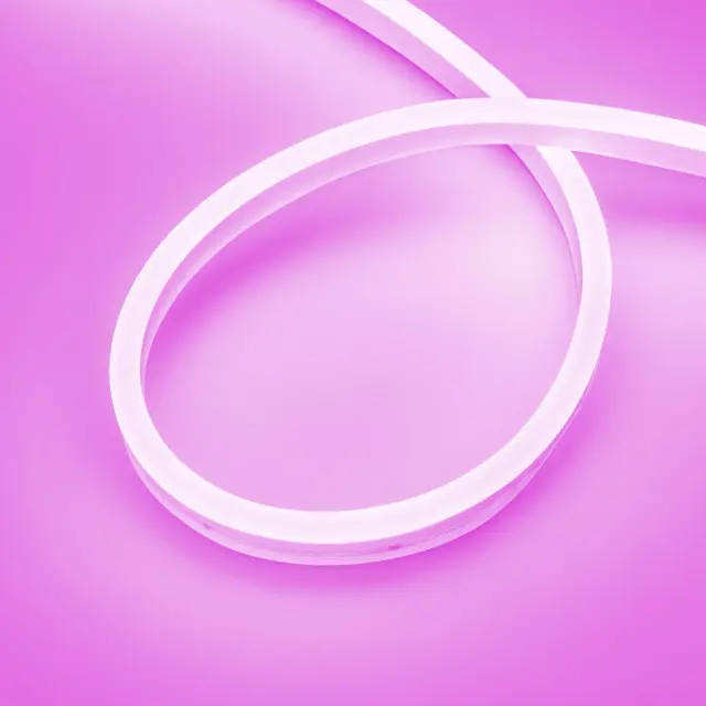 Гибкий неон AURORA-PS-A120-16x8mm 24V Purple (10 W/m, IP65, 2835, 5m)