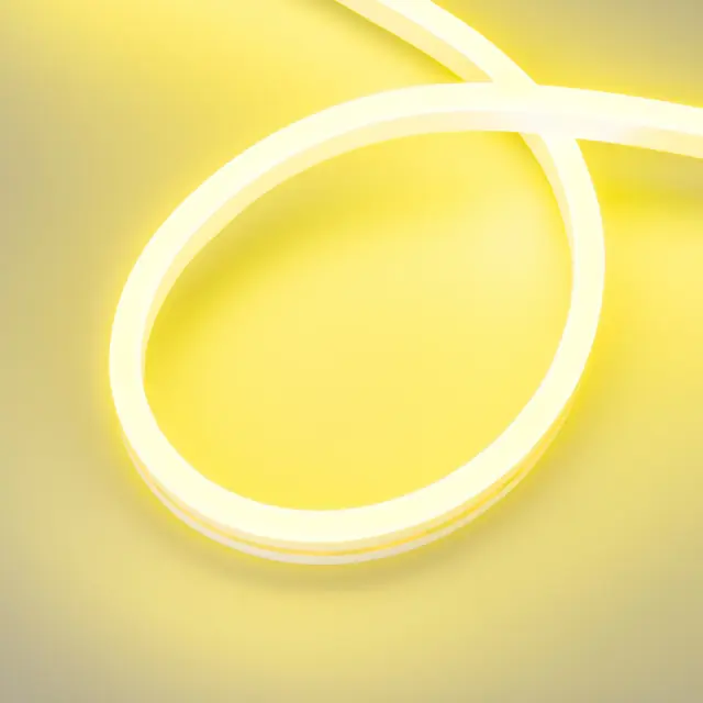 Гибкий неон AURORA-PS-A120-16x8mm 24V Lemon (10 W/m, IP65, 2835, 5m)