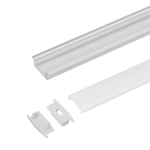 Профиль с экраном ARH-WIDE-F-H10-2000 ANOD+OPAL, ракурс 3