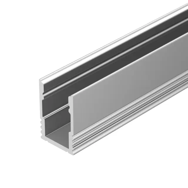 Профиль с экраном SL-MINI-8-H12-2000 ANOD+OPAL, ракурс 2