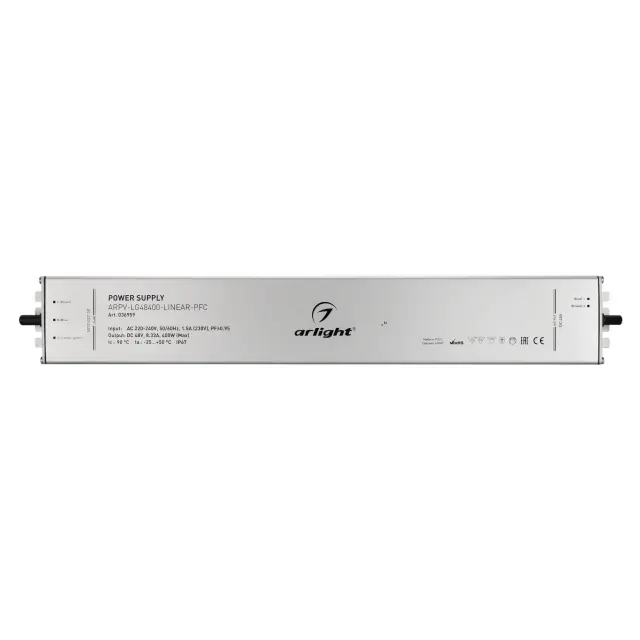 Блок питания ARPV-LG48400-LINEAR-PFC (48V, 8.33A, 400W), ракурс 3